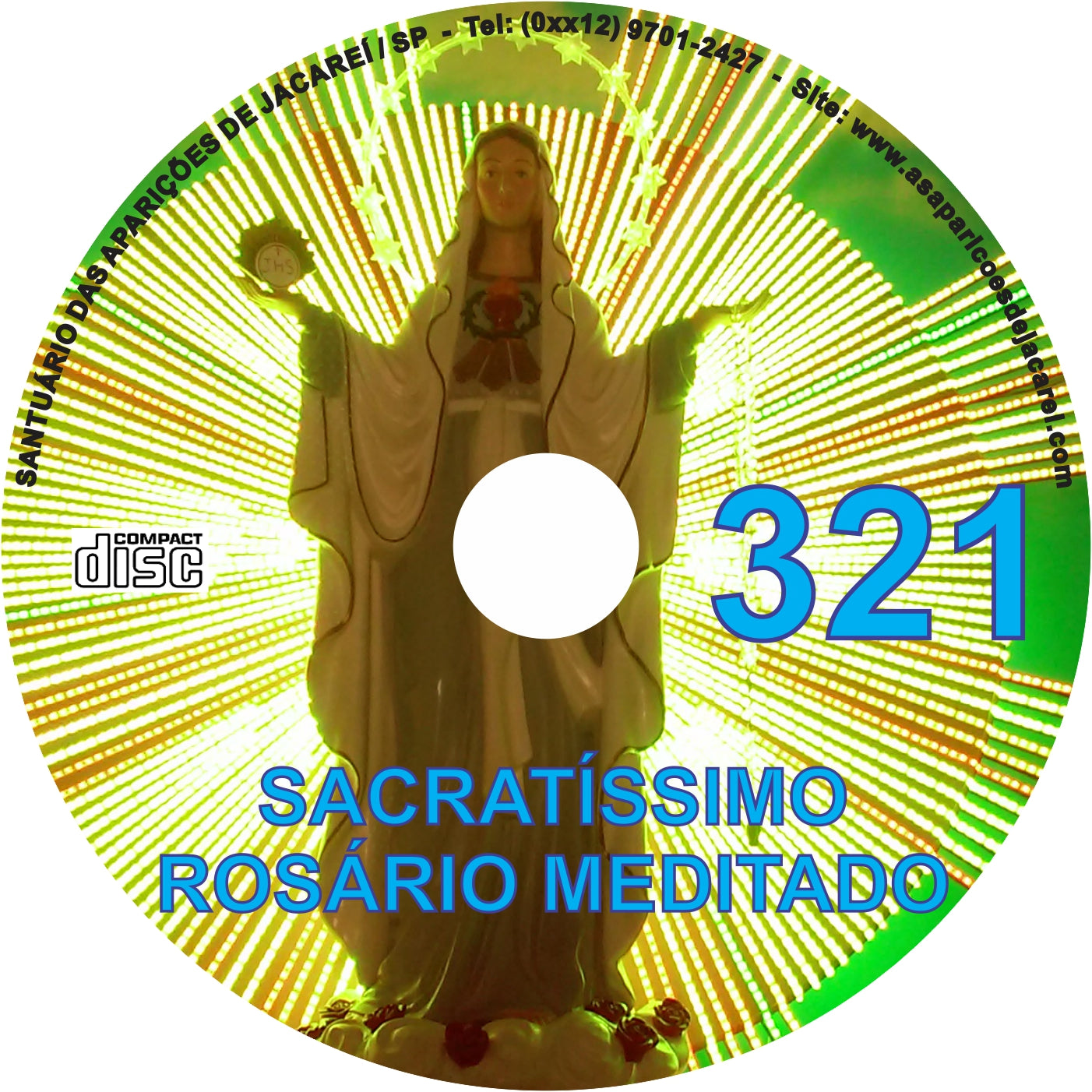 CD Rosário Meditado 321 CD Rosário Meditado 321